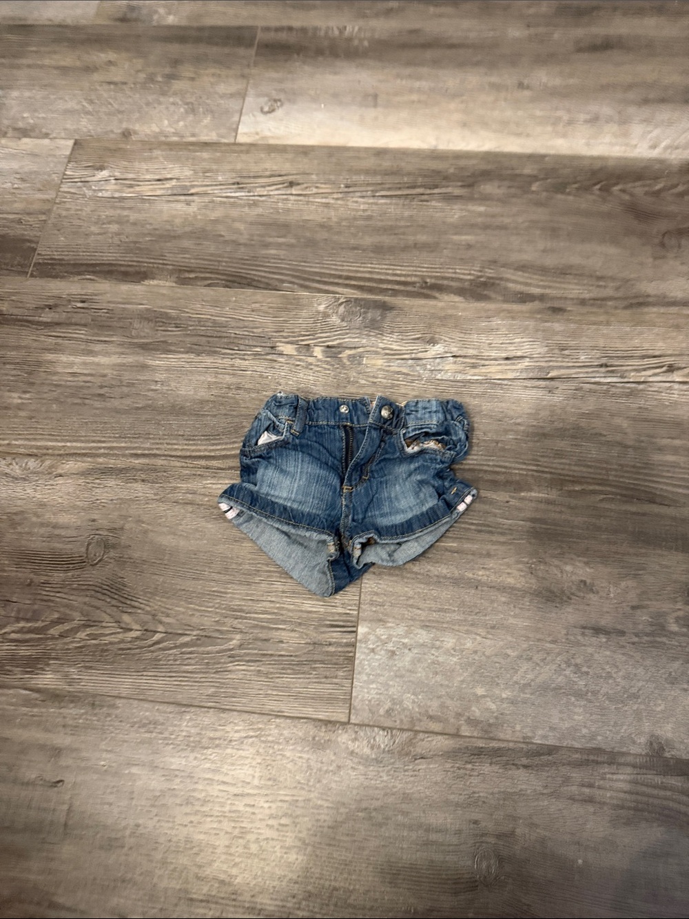 H&M Denim Baby/Toddler Ruffle Shorts - Blue